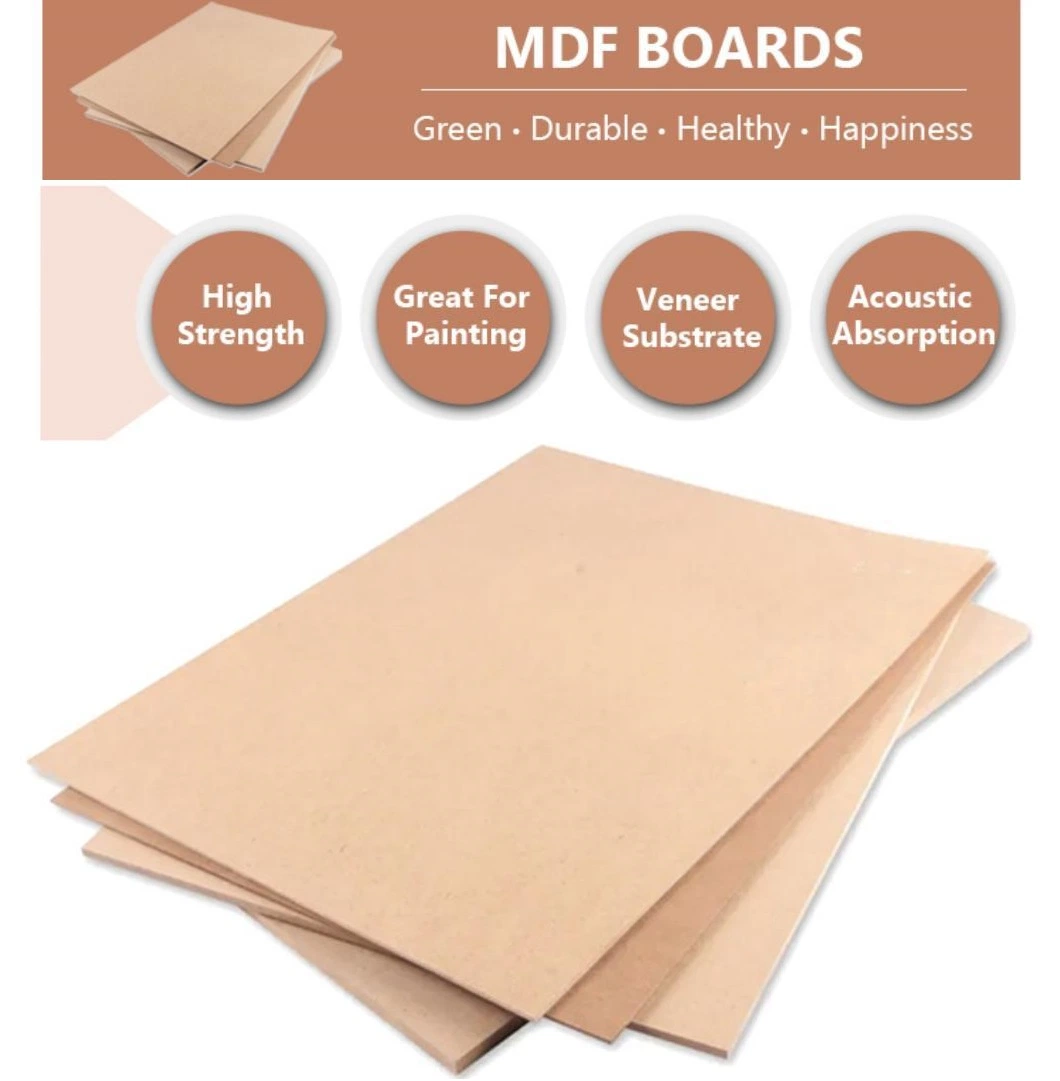 High Quality Primed Crown Molding Plain Skirting Board Baseboard Wood Sheet MDF Moulding